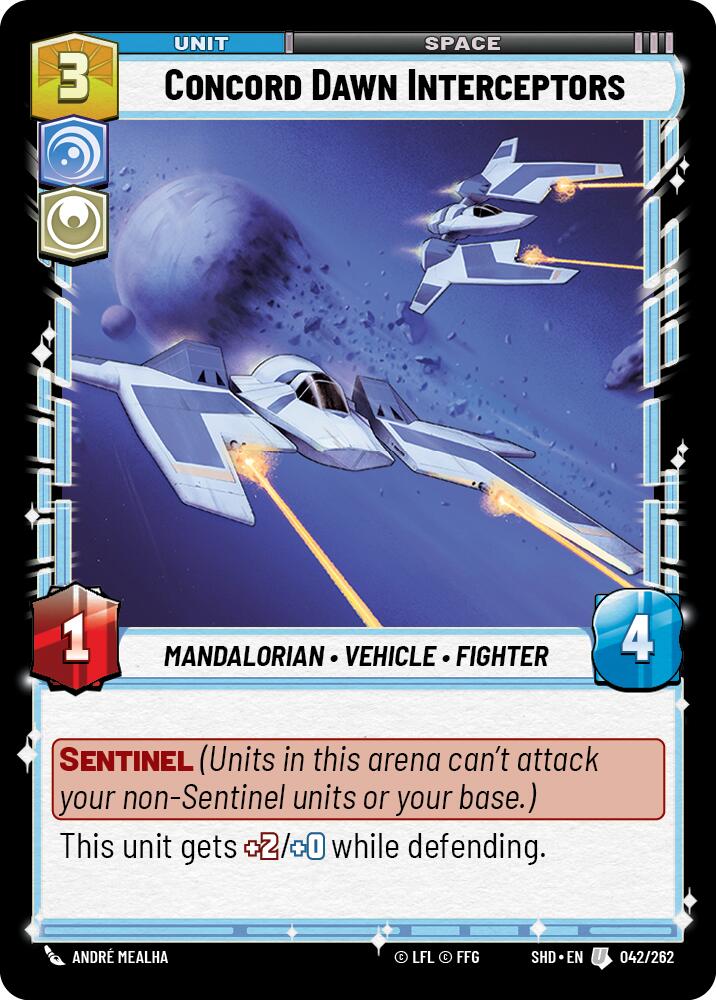 Concord Dawn Interceptors (042/262) (042/262) [Shadows of the Galaxy] | Galactic Gamez