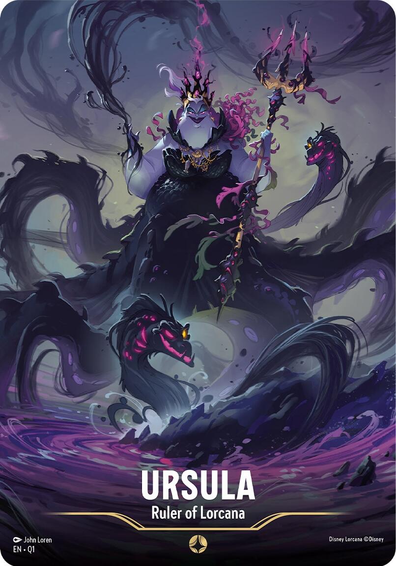 Ursula - Ruler of Lorcana (Oversized) [Illumineer's Quest: Deep Trouble] | Galactic Gamez