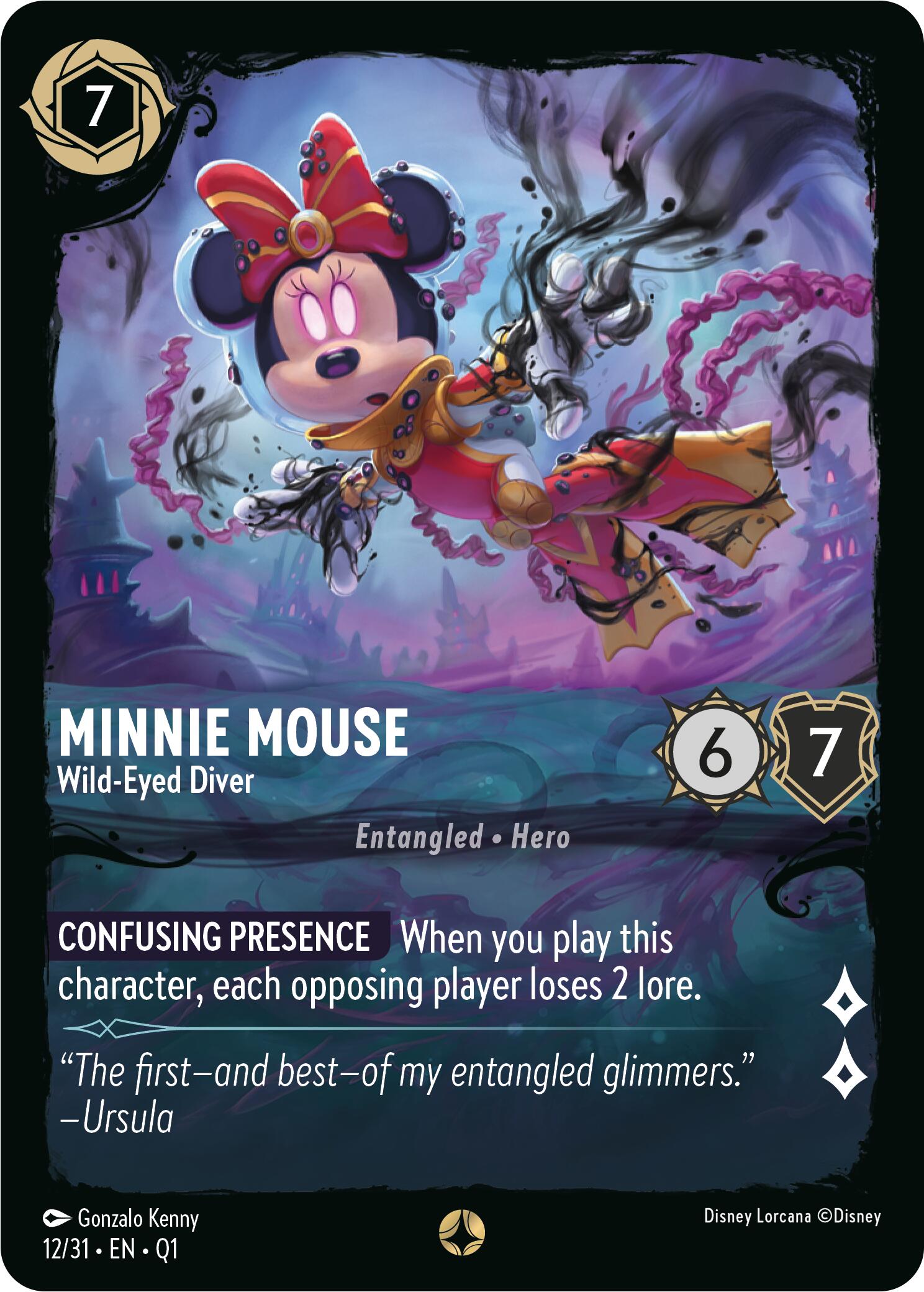 Minnie Mouse - Wild-Eyed Diver (12/31) [Illumineer's Quest: Deep Trouble] | Galactic Gamez