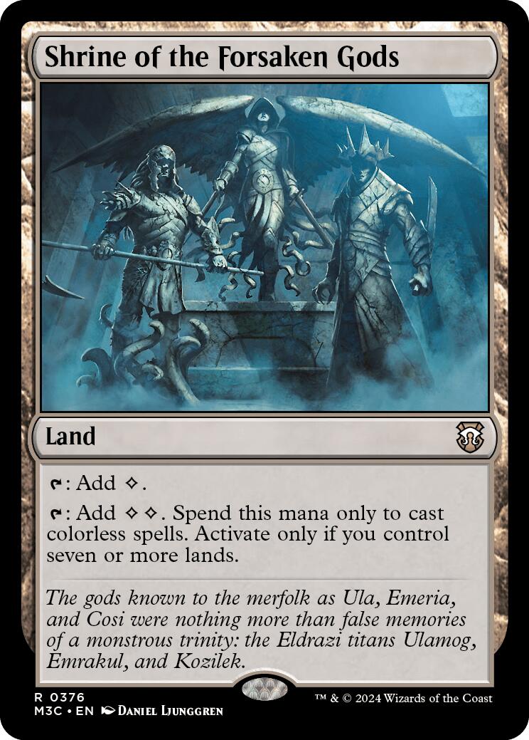 Shrine of the Forsaken Gods [Modern Horizons 3 Commander] | Galactic Gamez
