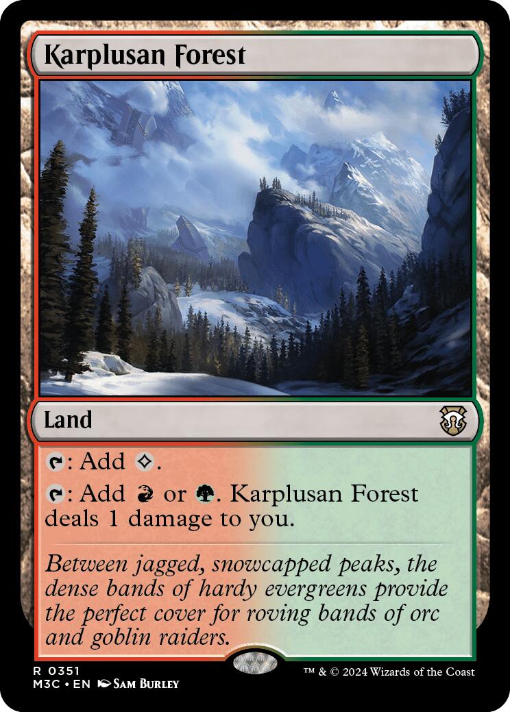 Karplusan Forest [Modern Horizons 3 Commander] | Galactic Gamez