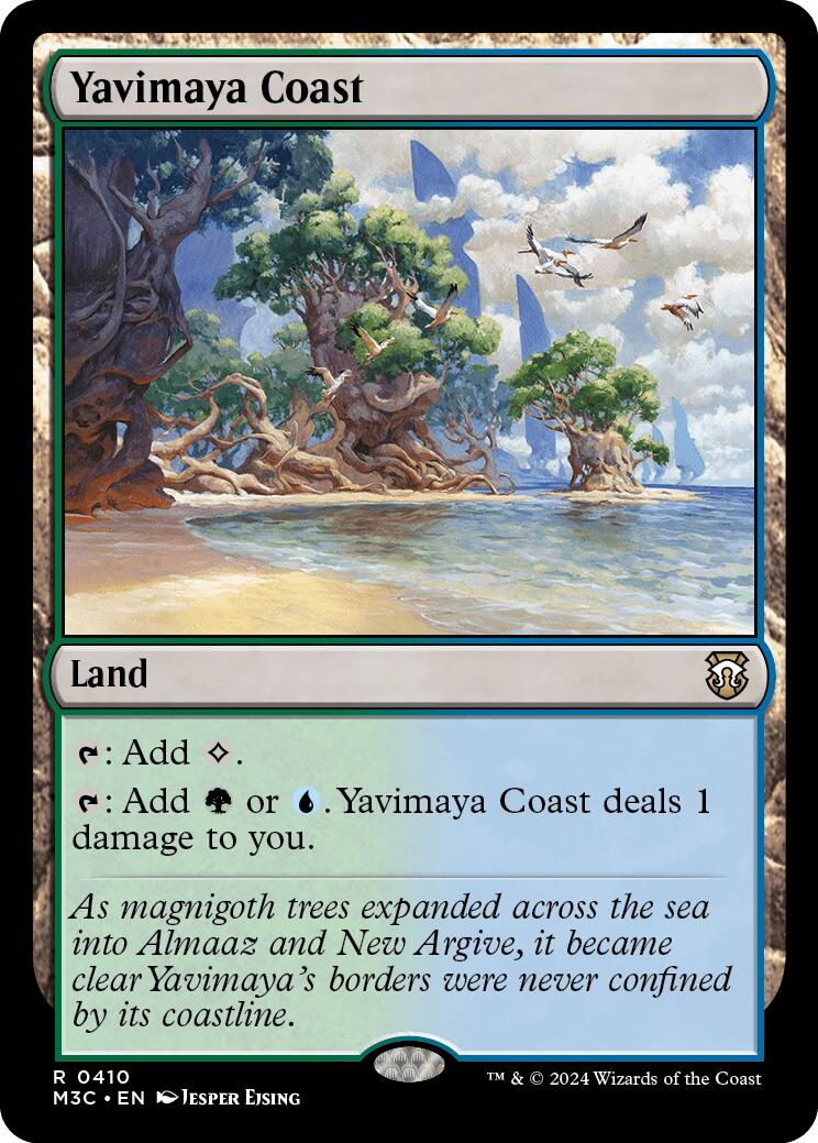 Yavimaya Coast [Modern Horizons 3 Commander] | Galactic Gamez