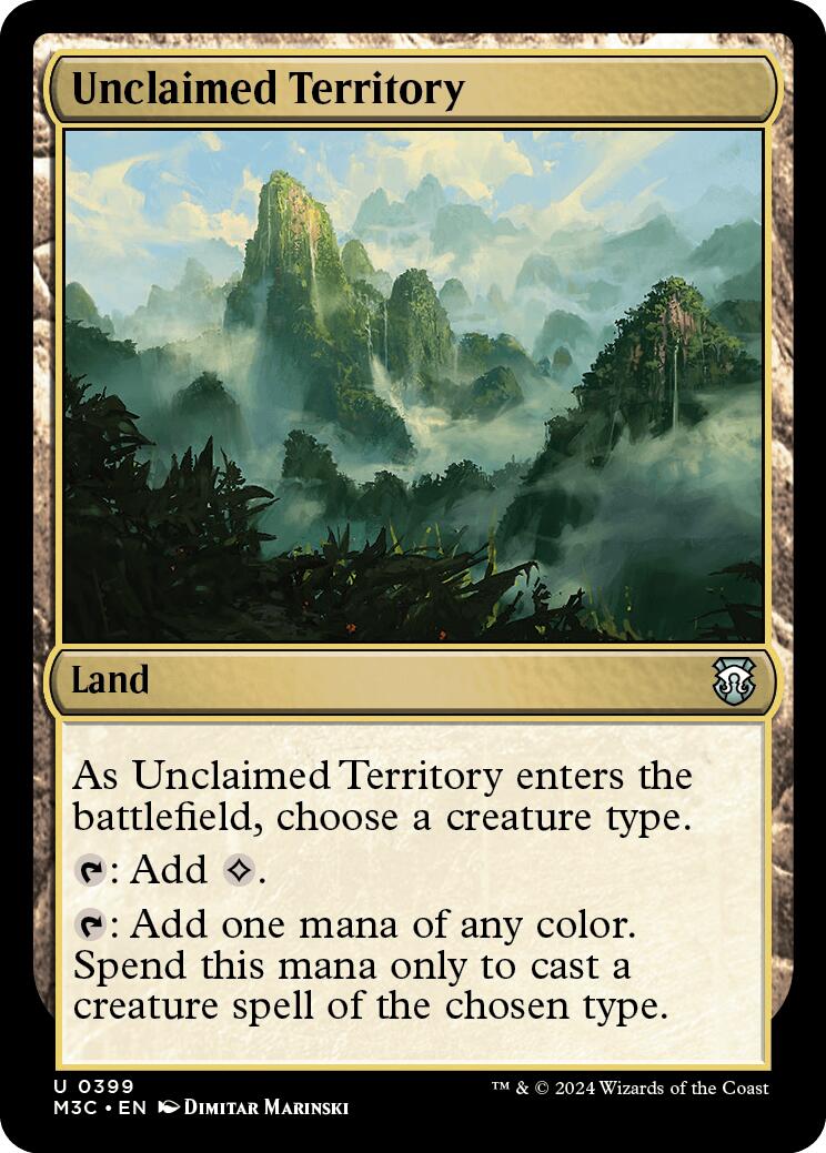 Unclaimed Territory [Modern Horizons 3 Commander] | Galactic Gamez