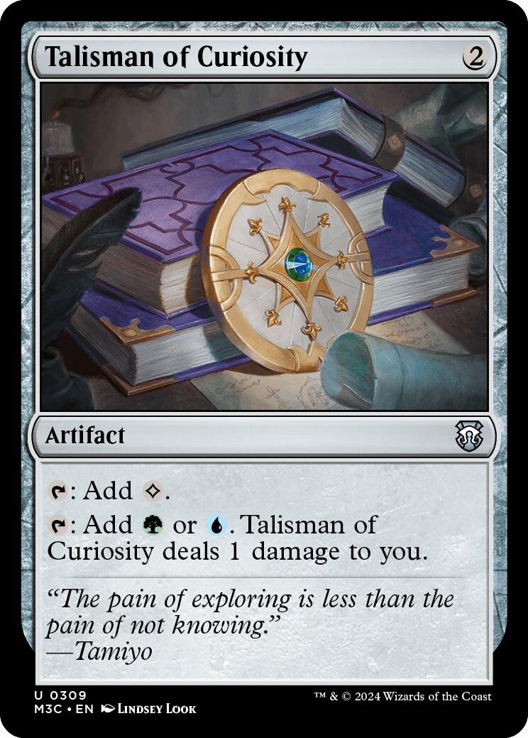 Talisman of Curiosity [Modern Horizons 3 Commander] | Galactic Gamez