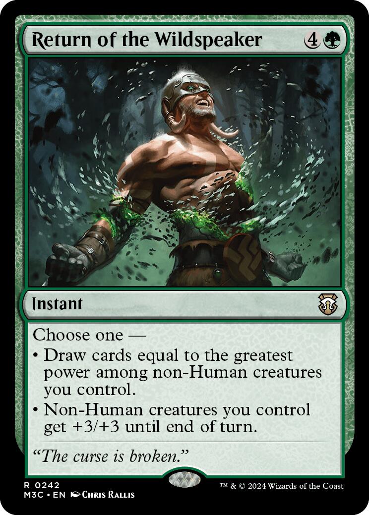 Return of the Wildspeaker [Modern Horizons 3 Commander] | Galactic Gamez