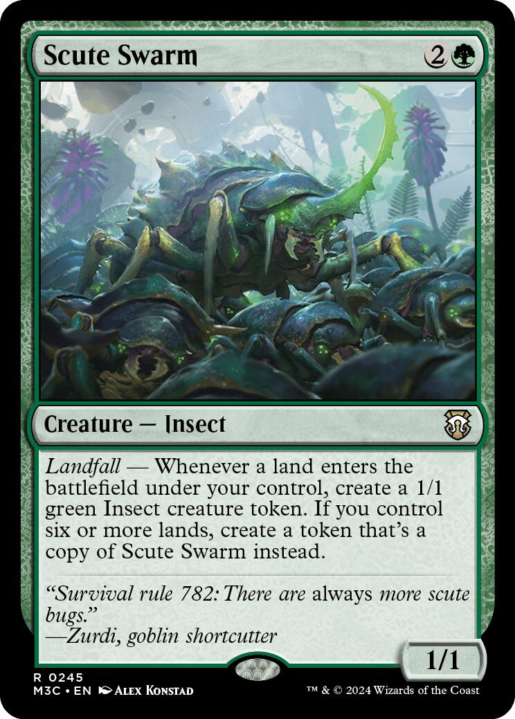 Scute Swarm [Modern Horizons 3 Commander] | Galactic Gamez