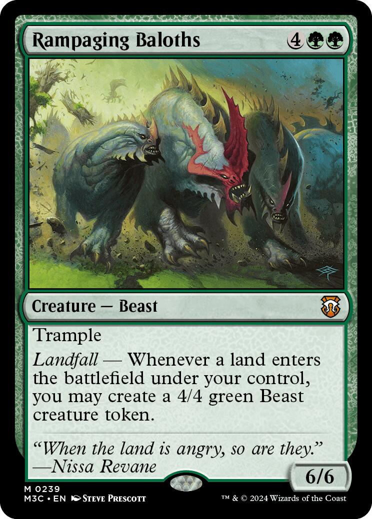 Rampaging Baloths [Modern Horizons 3 Commander] | Galactic Gamez