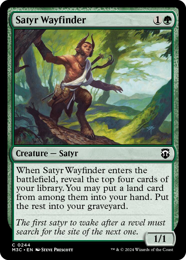 Satyr Wayfinder [Modern Horizons 3 Commander] | Galactic Gamez