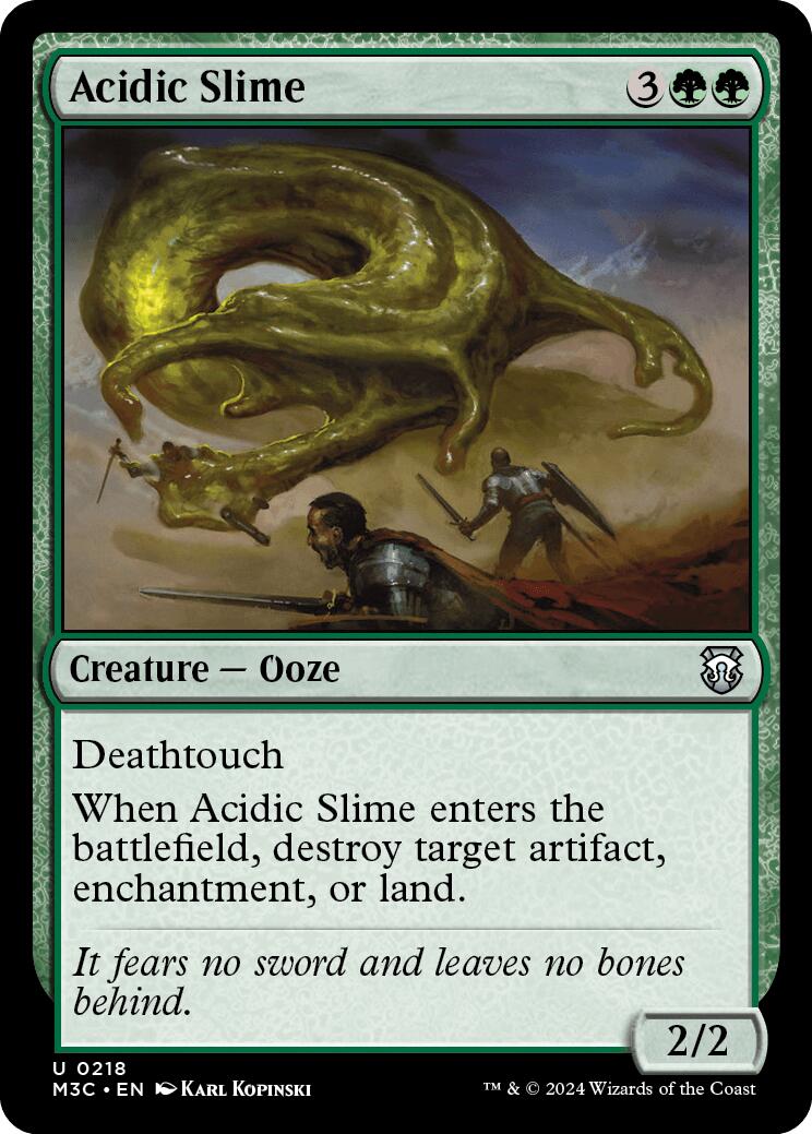 Acidic Slime [Modern Horizons 3 Commander] | Galactic Gamez