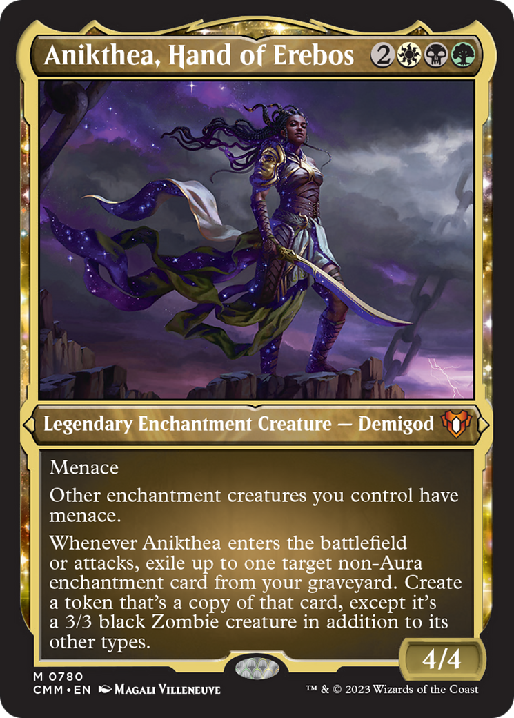 Anikthea, Hand of Erebos (Display Commander) (Foil Etched) [Commander Masters] | Galactic Gamez