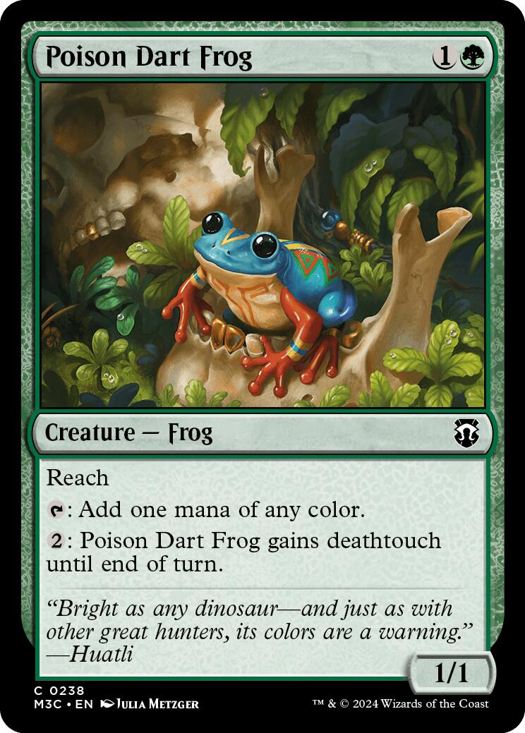 Poison Dart Frog [Modern Horizons 3 Commander] | Galactic Gamez