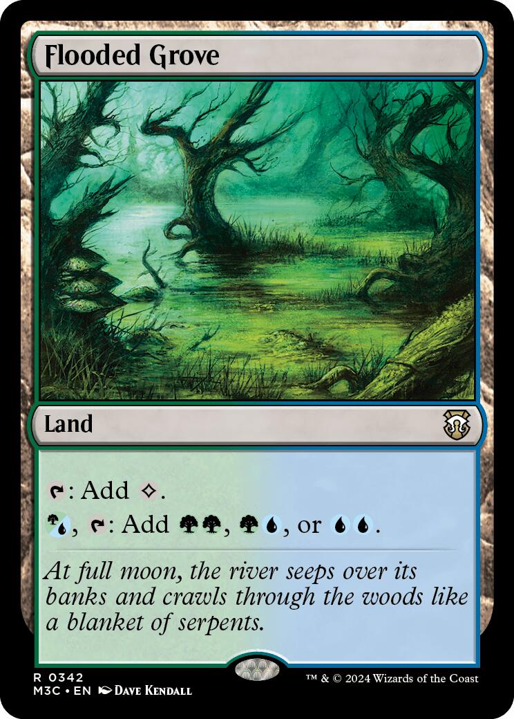 Flooded Grove [Modern Horizons 3 Commander] | Galactic Gamez