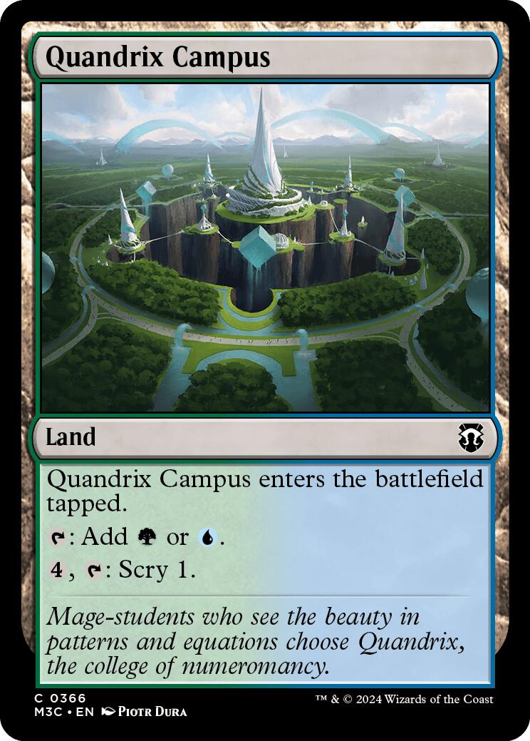 Quandrix Campus [Modern Horizons 3 Commander] | Galactic Gamez