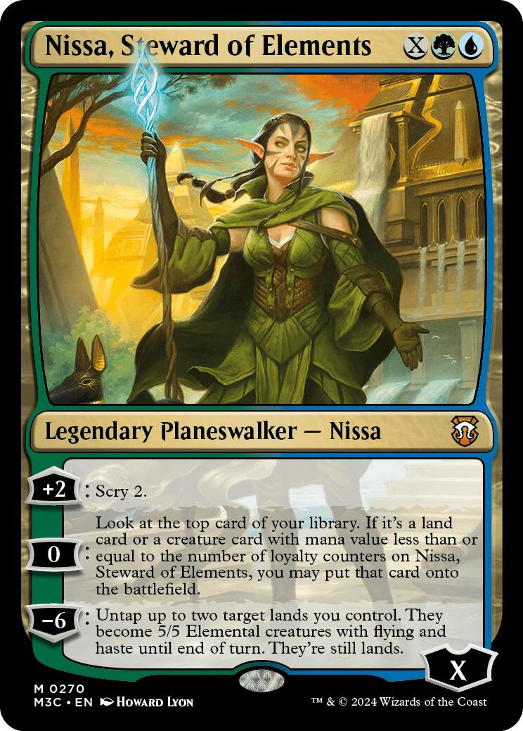 Nissa, Steward of Elements [Modern Horizons 3 Commander] | Galactic Gamez