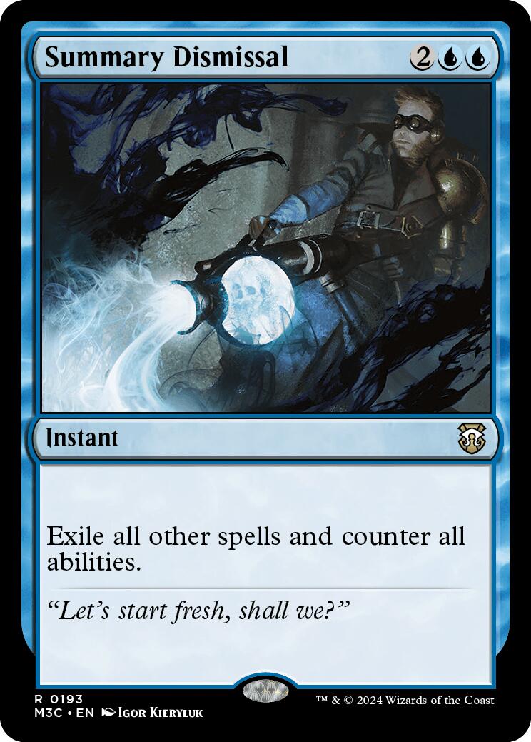 Summary Dismissal [Modern Horizons 3 Commander] | Galactic Gamez