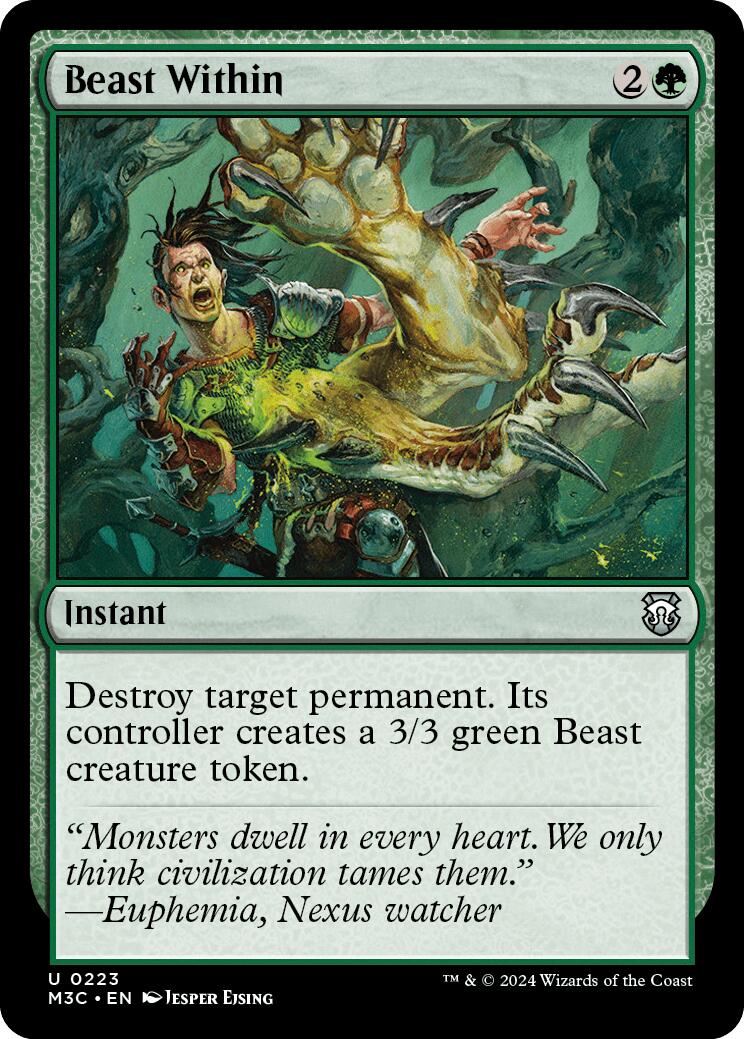 Beast Within [Modern Horizons 3 Commander] | Galactic Gamez