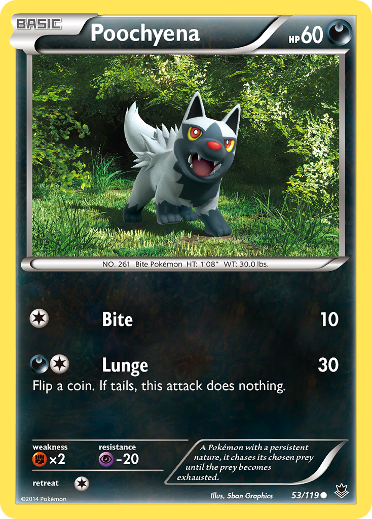 Poochyena (53/119) [XY: Phantom Forces] | Galactic Gamez
