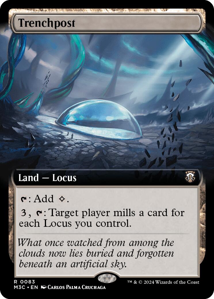 Trenchpost (Extended Art) [Modern Horizons 3 Commander] | Galactic Gamez