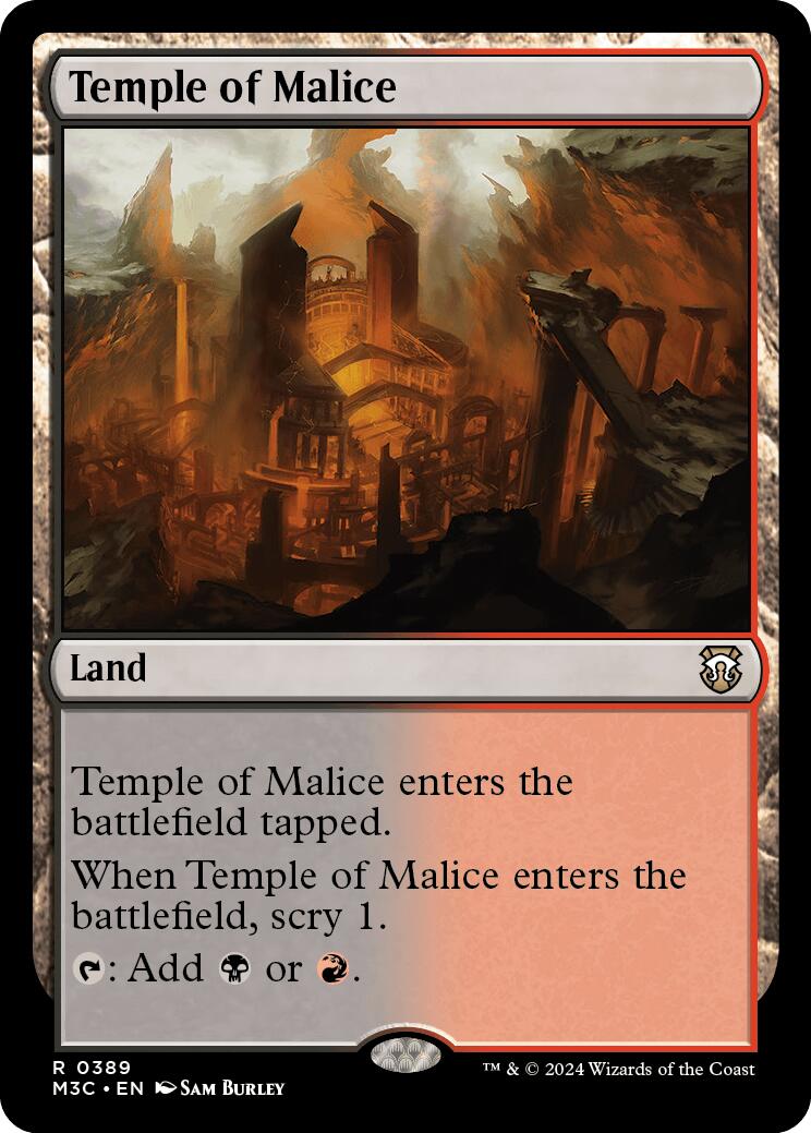 Temple of Malice [Modern Horizons 3 Commander] | Galactic Gamez
