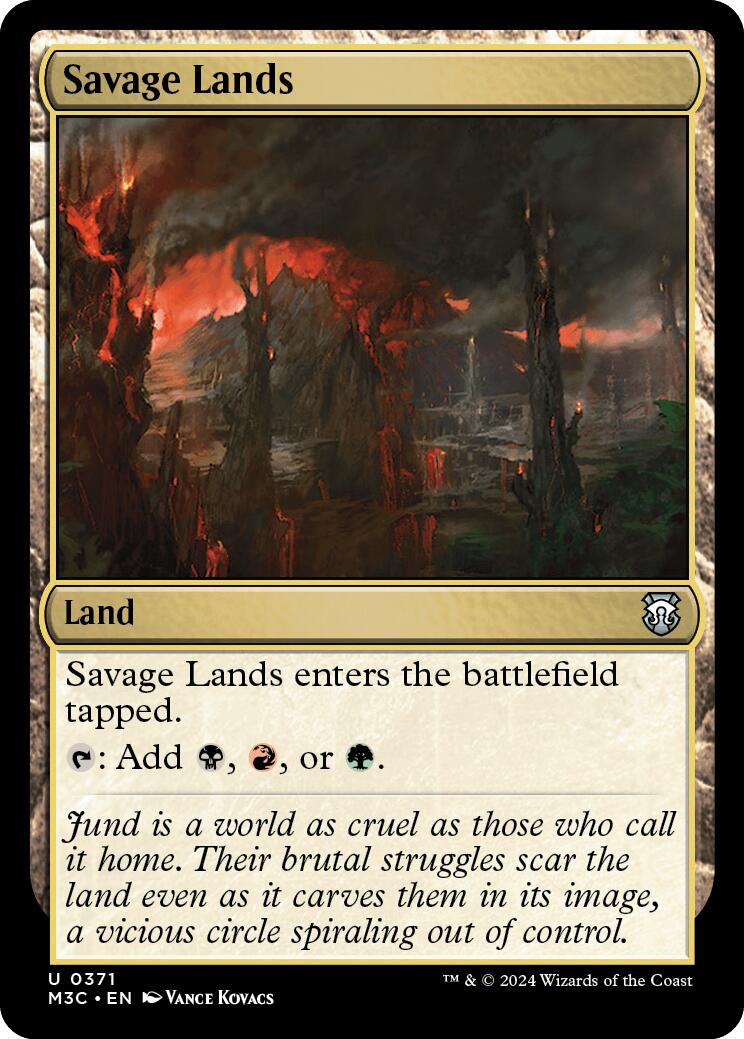 Savage Lands [Modern Horizons 3 Commander] | Galactic Gamez