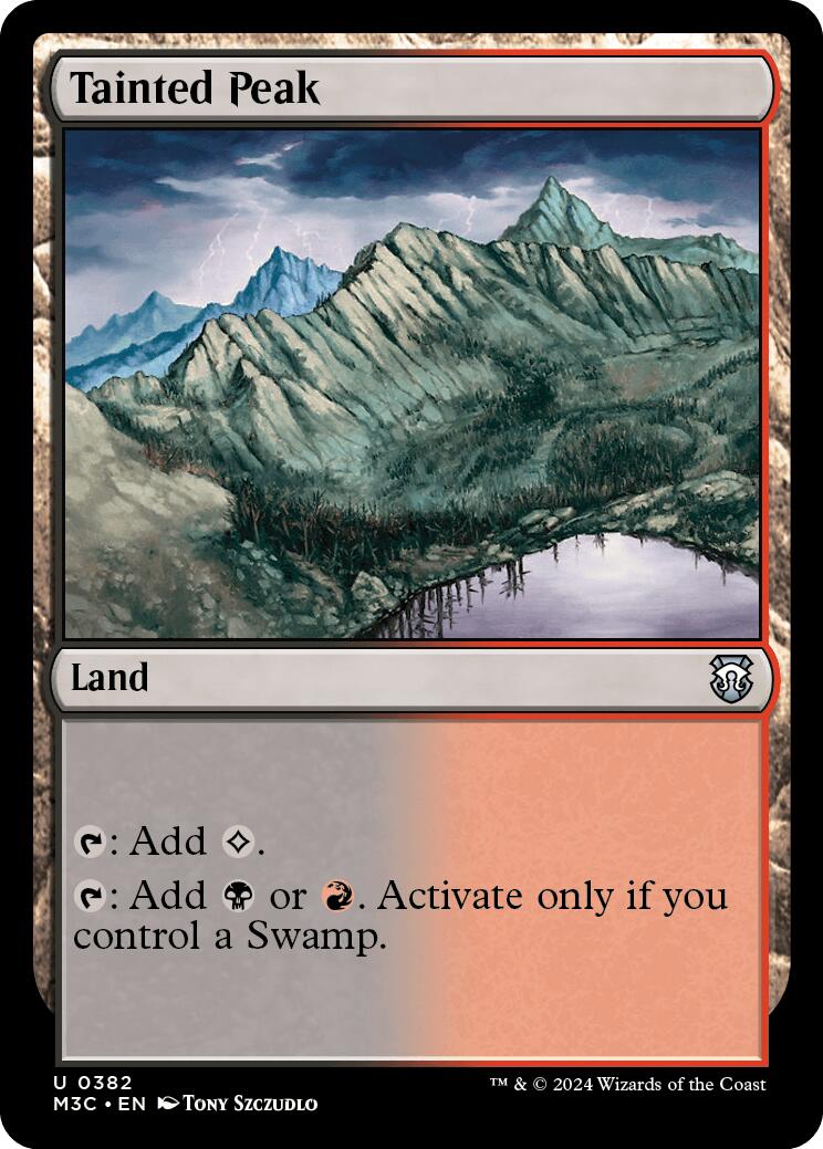 Tainted Peak [Modern Horizons 3 Commander] | Galactic Gamez