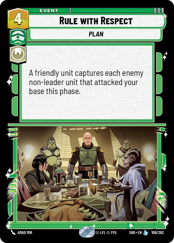 Rule with Respect (106/262) (106/262) [Shadows of the Galaxy] | Galactic Gamez
