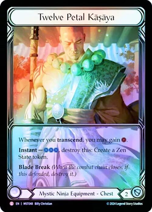 Twelve Petal Kasaya (Extended Art) [MST048] (Part the Mistveil)  Cold Foil | Galactic Gamez