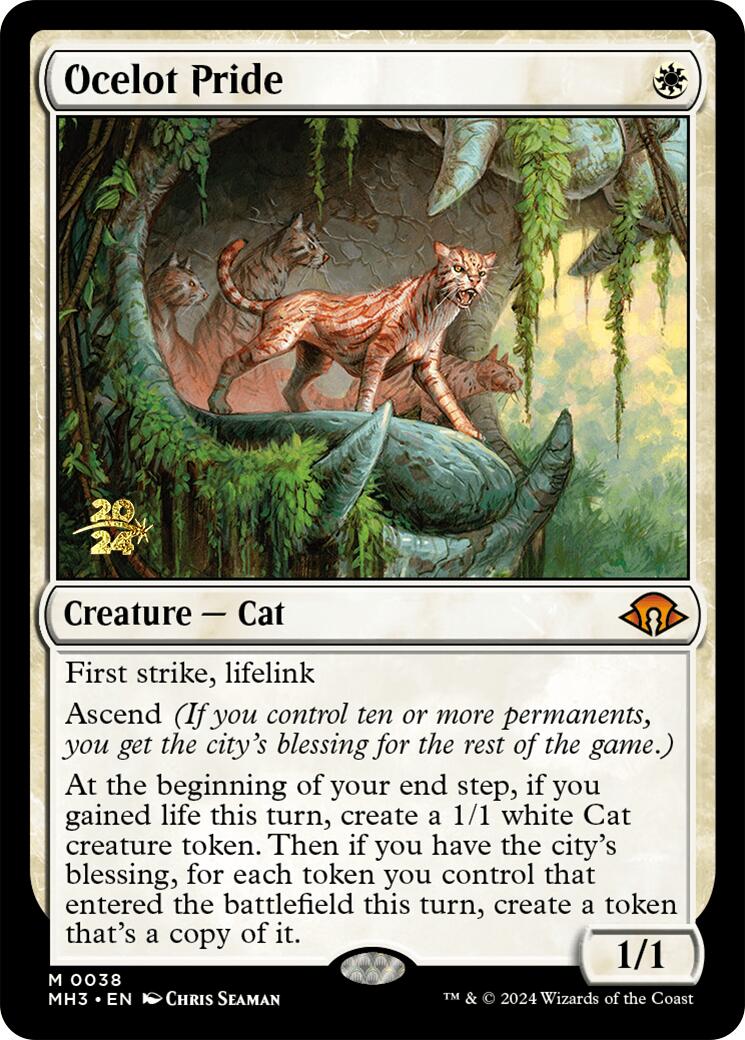 Ocelot Pride [Modern Horizons 3 Prerelease Promos] | Galactic Gamez