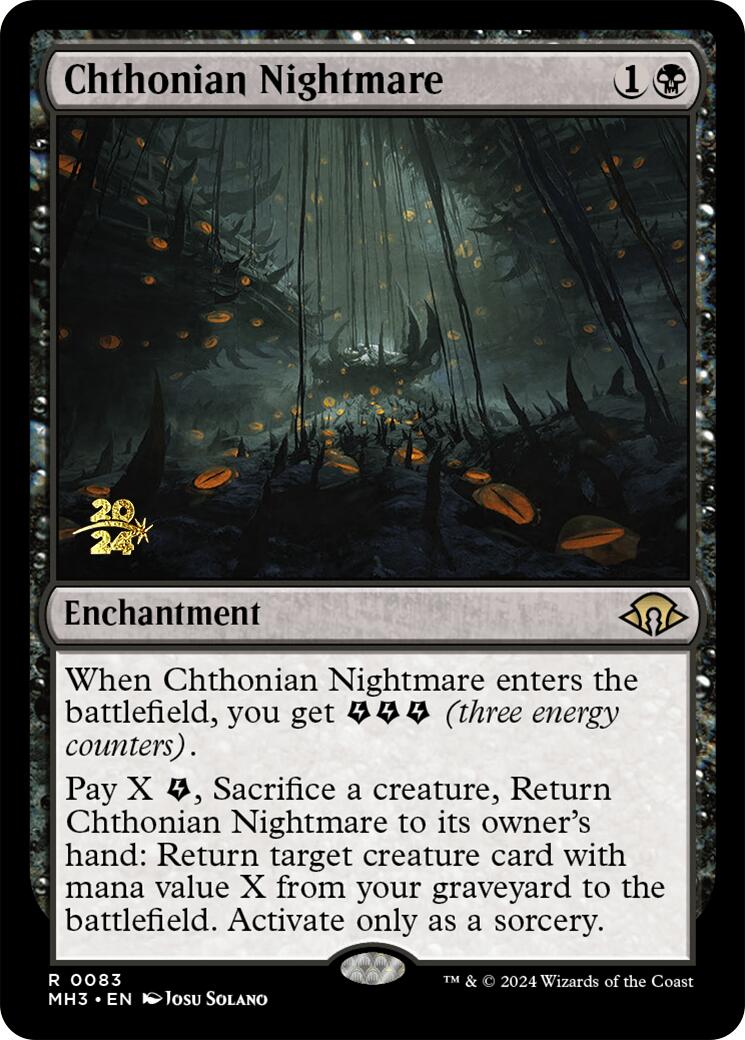 Chthonian Nightmare [Modern Horizons 3 Prerelease Promos] | Galactic Gamez