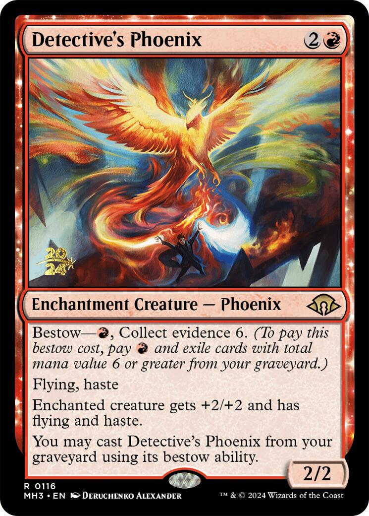 Detective's Phoenix [Modern Horizons 3 Prerelease Promos] | Galactic Gamez