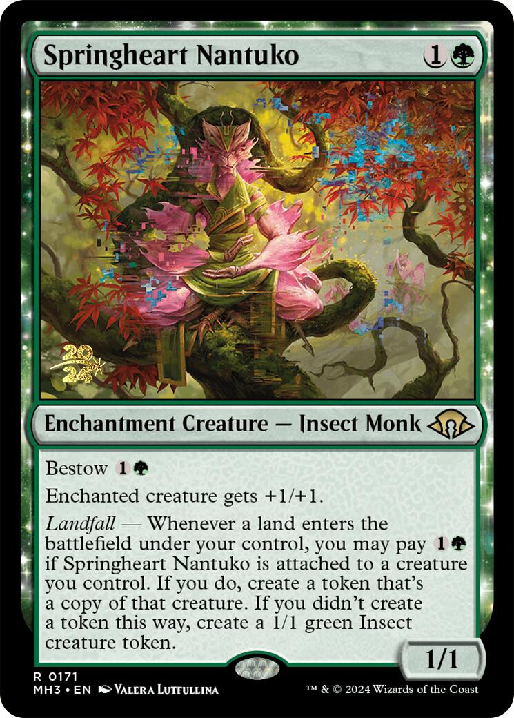 Springheart Nantuko [Modern Horizons 3 Prerelease Promos] | Galactic Gamez