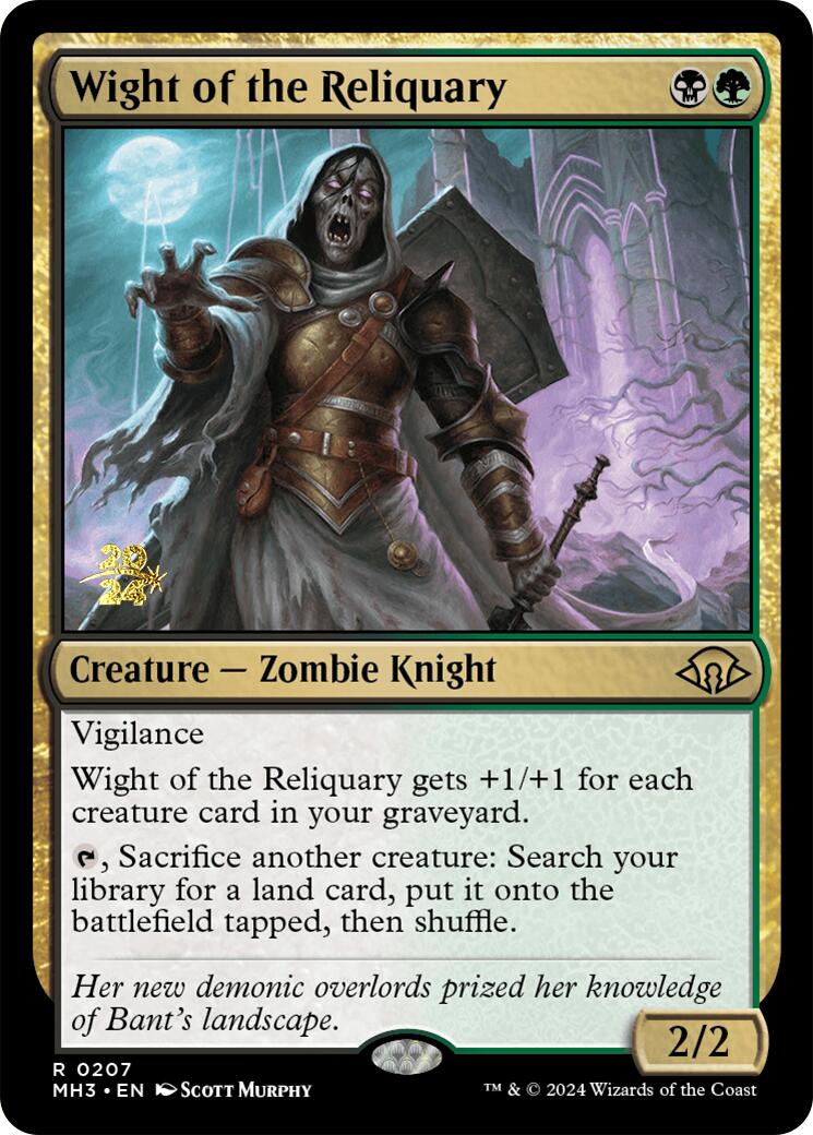 Wight of the Reliquary [Modern Horizons 3 Prerelease Promos] | Galactic Gamez