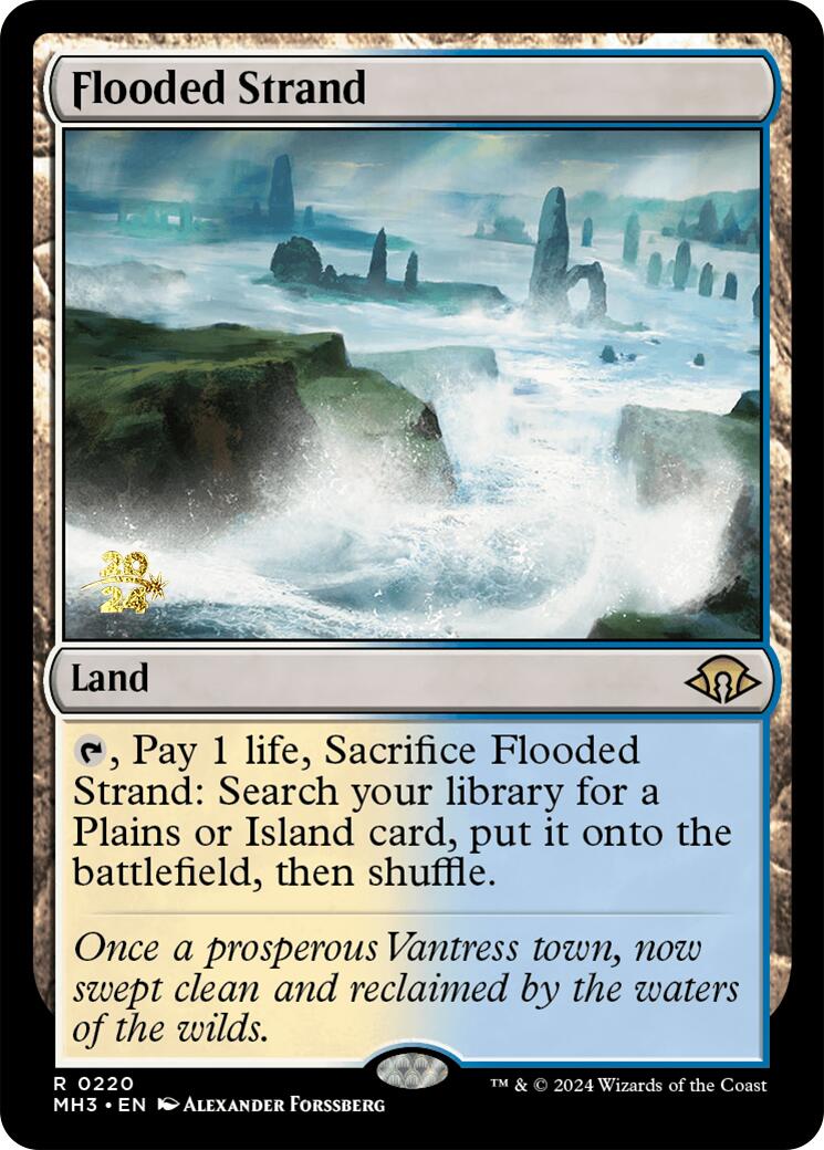 Flooded Strand [Modern Horizons 3 Prerelease Promos] | Galactic Gamez