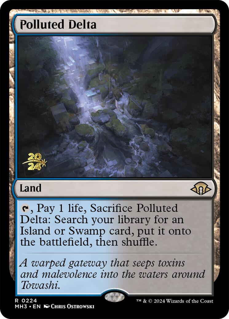 Polluted Delta [Modern Horizons 3 Prerelease Promos] | Galactic Gamez