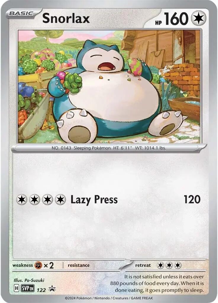 Snorlax (122) [Scarlet & Violet: Black Star Promos] | Galactic Gamez