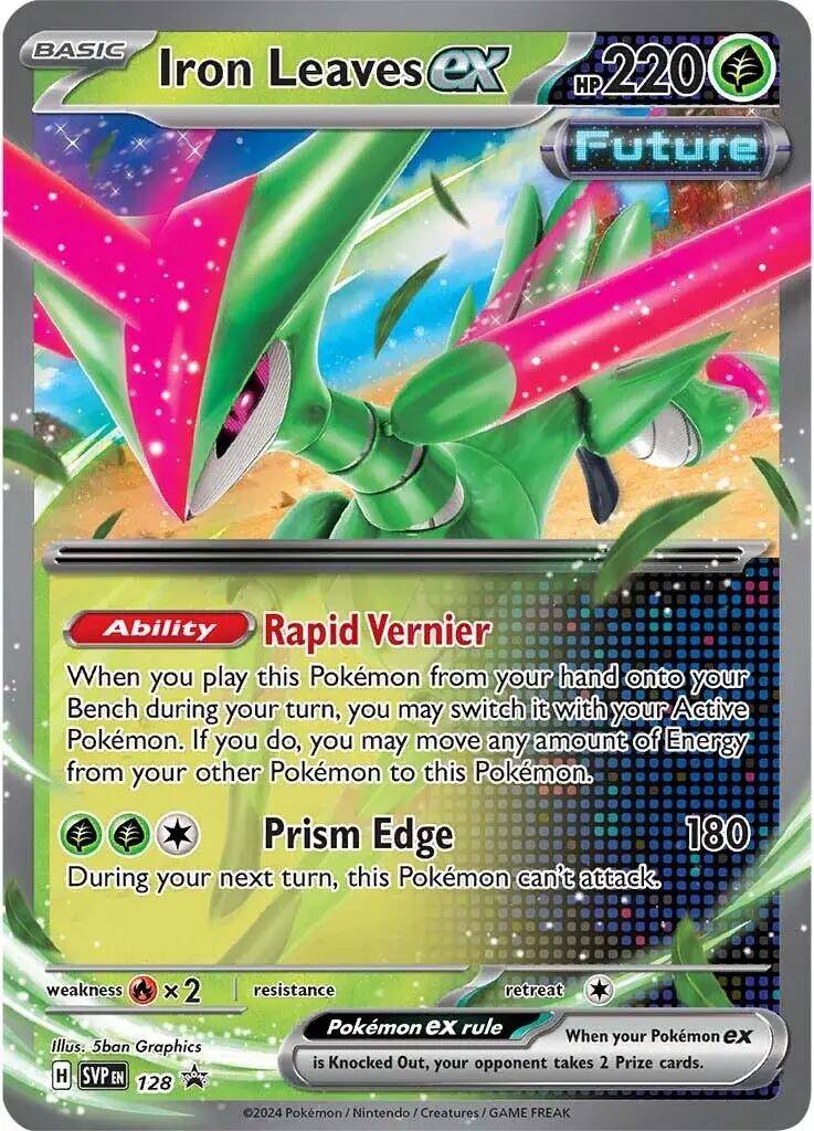 Iron Leaves ex (128) [Scarlet & Violet: Black Star Promos] | Galactic Gamez