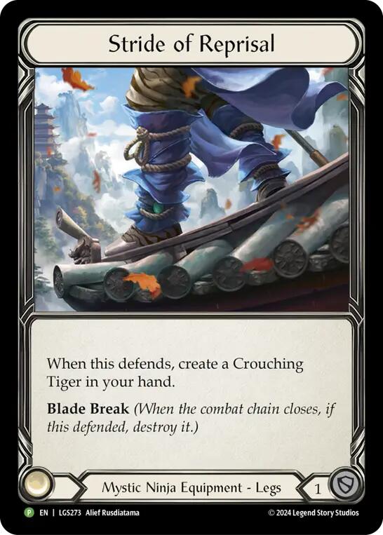 Stride of Reprisal [LGS273] (Promo)  Rainbow Foil | Galactic Gamez