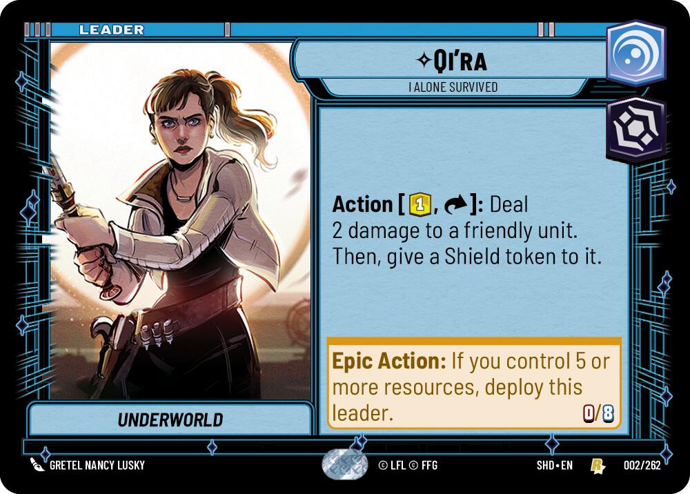 Qi'ra - I Alone Survived (002/262) (002/262) [Shadows of the Galaxy] | Galactic Gamez