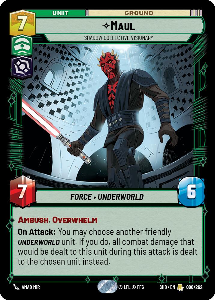 Maul - Shadow Collective Visionary (090/262) [Shadows of the Galaxy] | Galactic Gamez