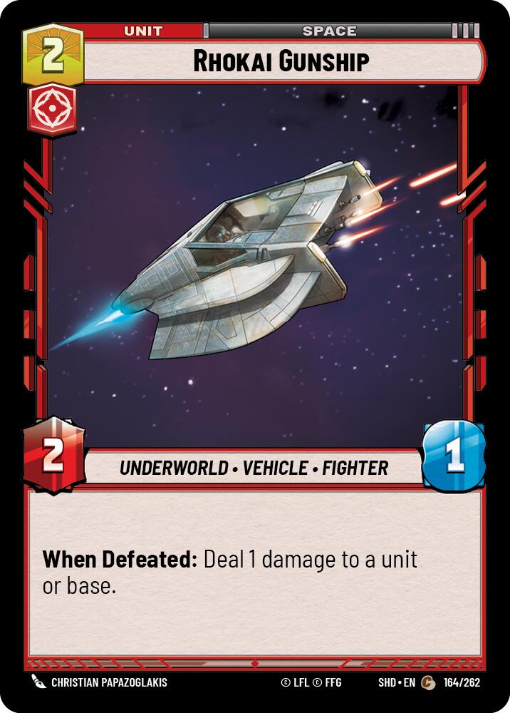 Rhokai Gunship (164/262) (164/262) [Shadows of the Galaxy] | Galactic Gamez