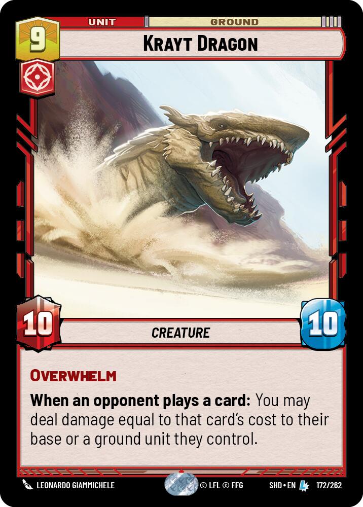 Krayt Dragon (172/262) (172/262) [Shadows of the Galaxy] | Galactic Gamez