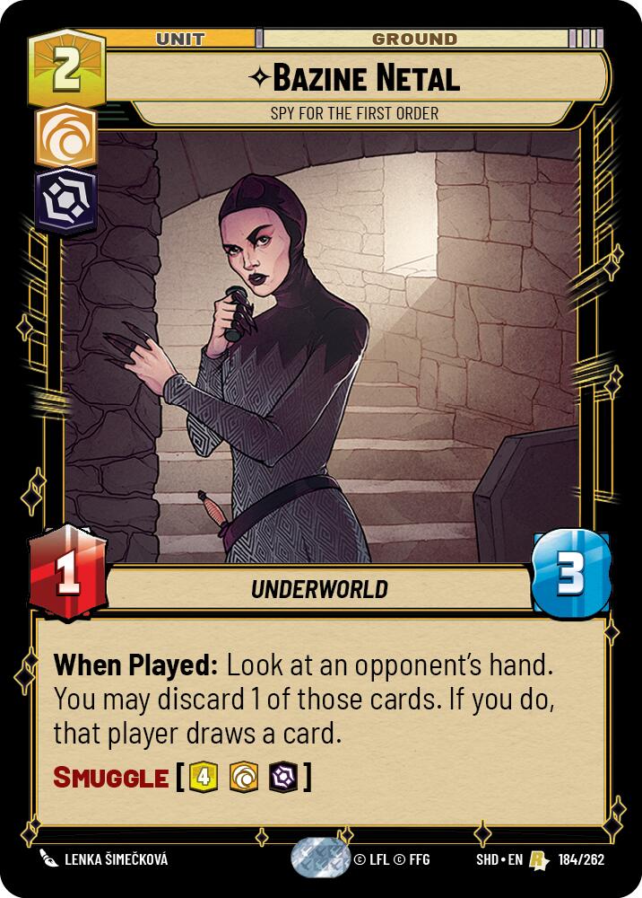 Bazine Netal - Spy for the First Order (184/262) (184/262) [Shadows of the Galaxy] | Galactic Gamez