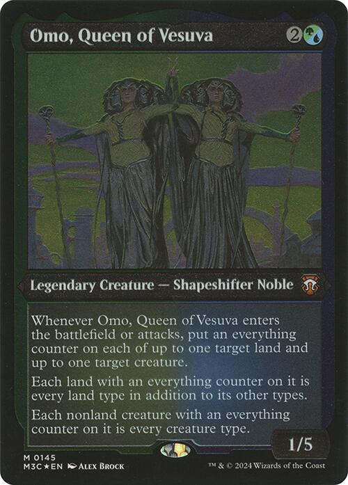 Omo, Queen of Vesuva (Display Commander) [Modern Horizons 3 Commander] | Galactic Gamez