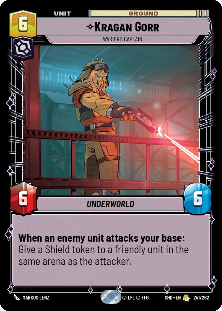 Kragan Gorr - Warbird Captain (241/262) (241/262) [Shadows of the Galaxy] | Galactic Gamez