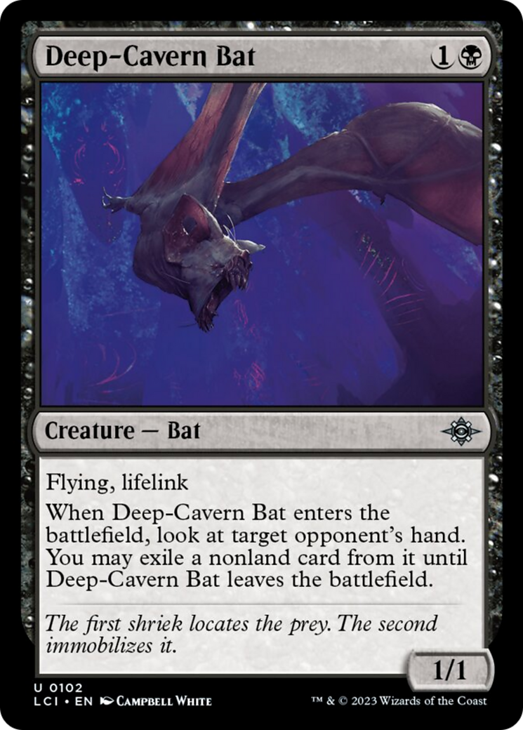 Deep-Cavern Bat [The Lost Caverns of Ixalan] | Galactic Gamez