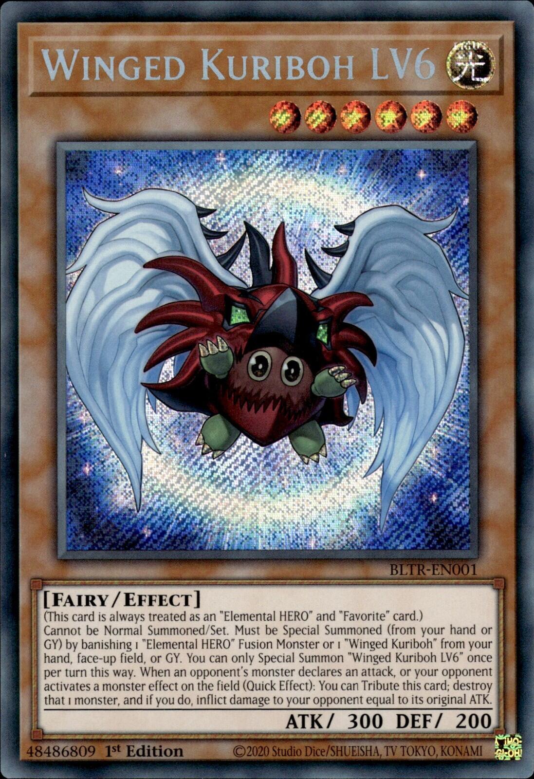 Winged Kuriboh LV6 [BLTR-EN001] Secret Rare | Galactic Gamez