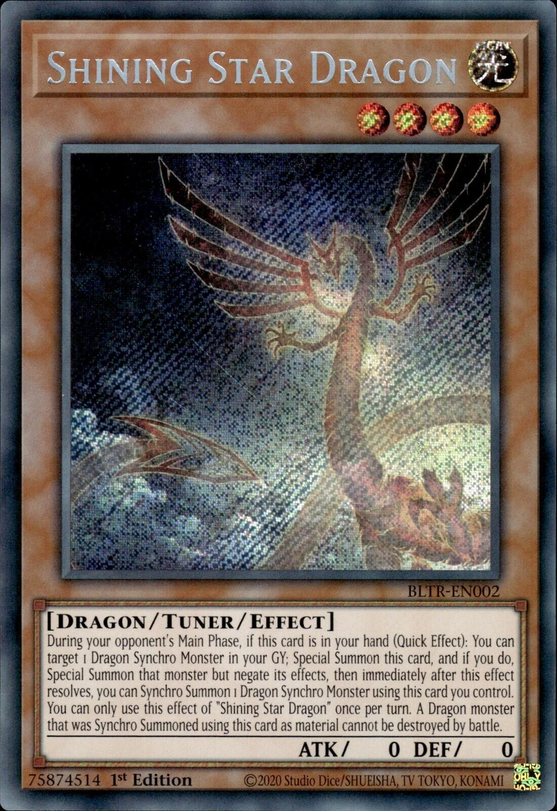 Shining Star Dragon [BLTR-EN002] Secret Rare | Galactic Gamez