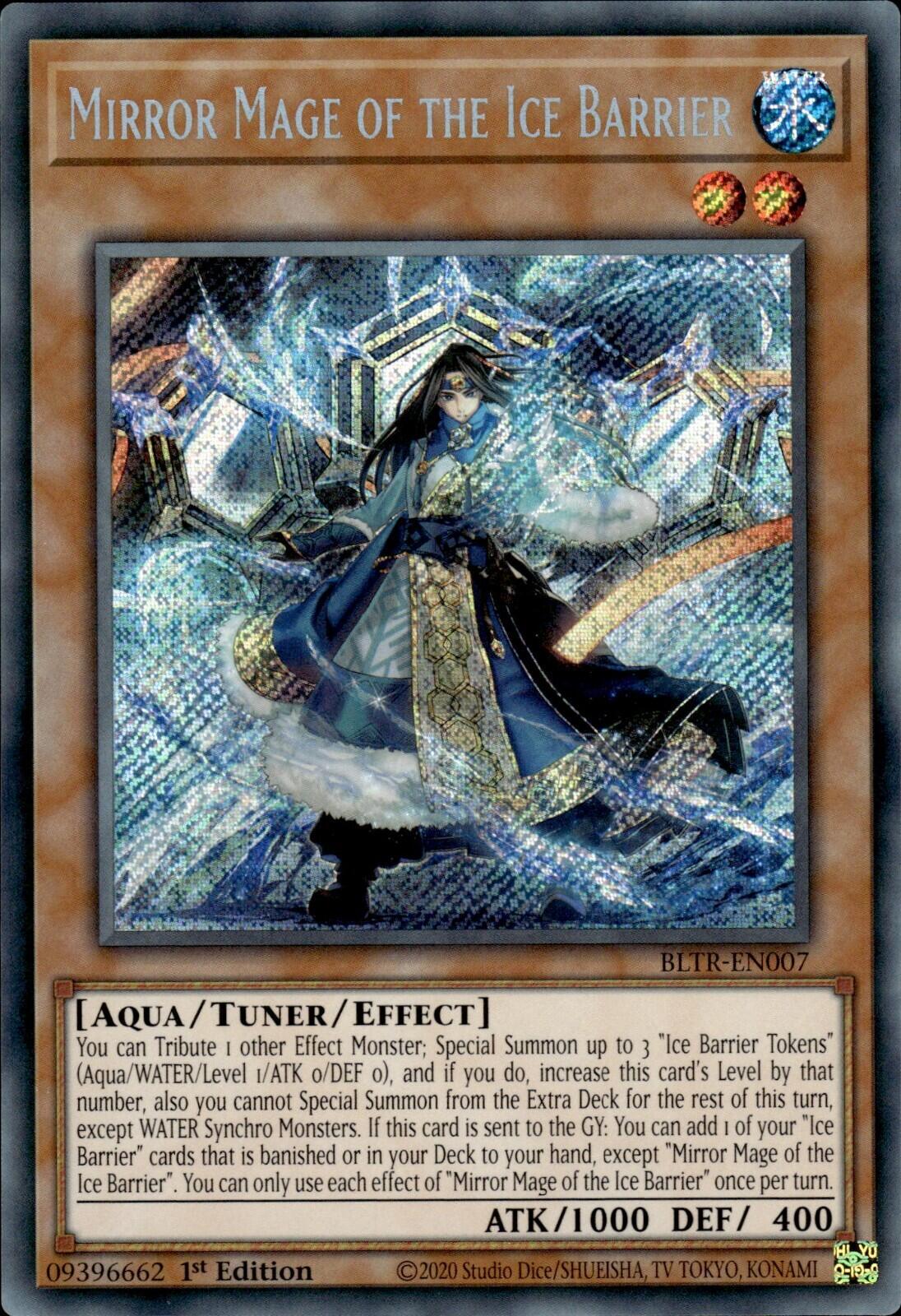 Mirror Mage of the Ice Barrier [BLTR-EN007] Secret Rare | Galactic Gamez