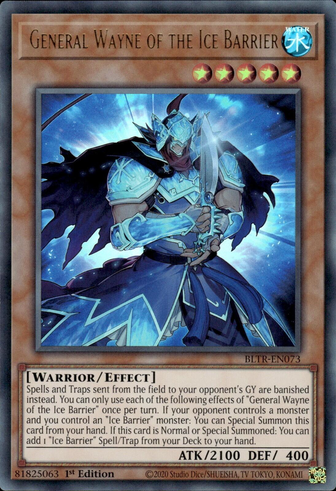 General Wayne of the Ice Barrier [BLTR-EN073] Ultra Rare | Galactic Gamez