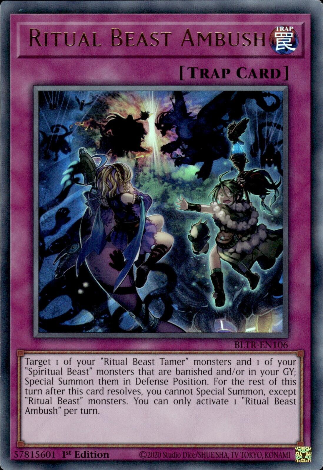 Ritual Beast Ambush [BLTR-EN106] Ultra Rare | Galactic Gamez